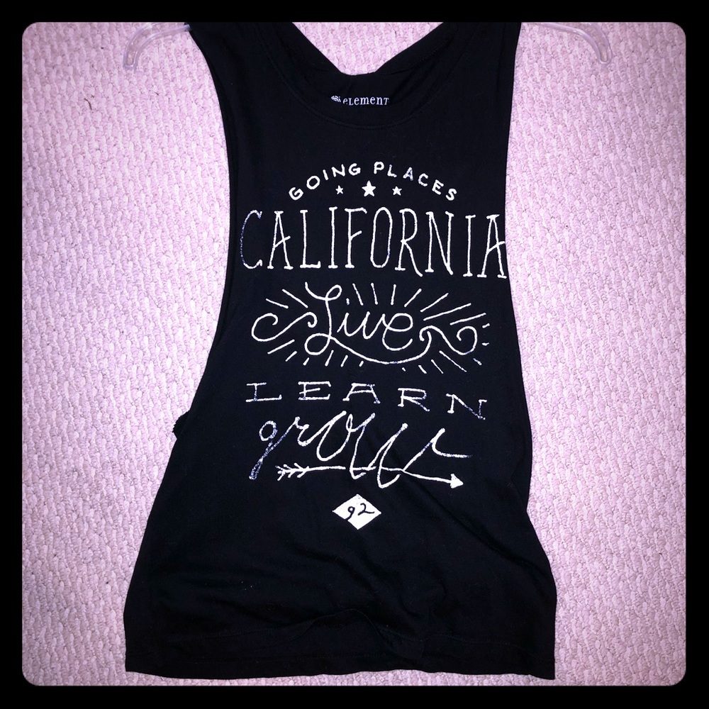Black tank top